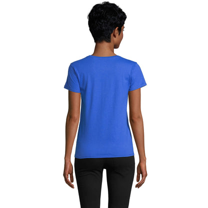 Royal Blue - Back - SOLS Womens-Ladies Pioneer T-Shirt
