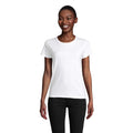 White - Front - SOLS Womens-Ladies Pioneer T-Shirt
