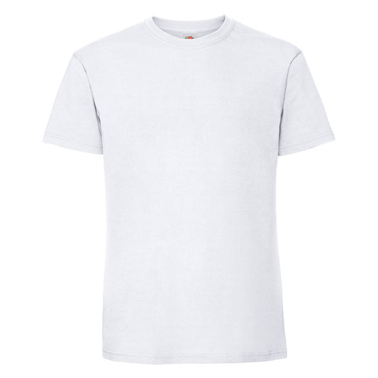White - Front - Fruit of the Loom Unisex Adult Iconic 190 T-Shirt