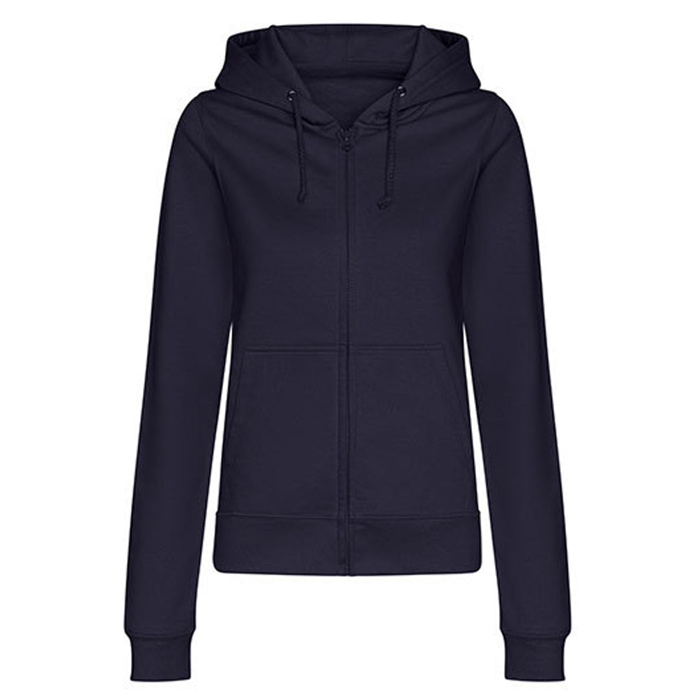 New French Navy - Front - Awdis Womens-Ladies College Hoodie