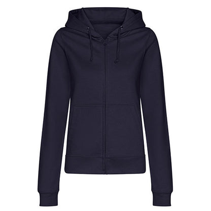 New French Navy - Front - Awdis Womens-Ladies College Hoodie