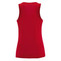 Red - Back - SOLS Womens-Ladies Sporty Tank Top