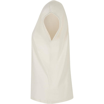 Sand - Lifestyle - Build Your Brand Womens-Ladies Cotton Extended Shoulder T-Shirt