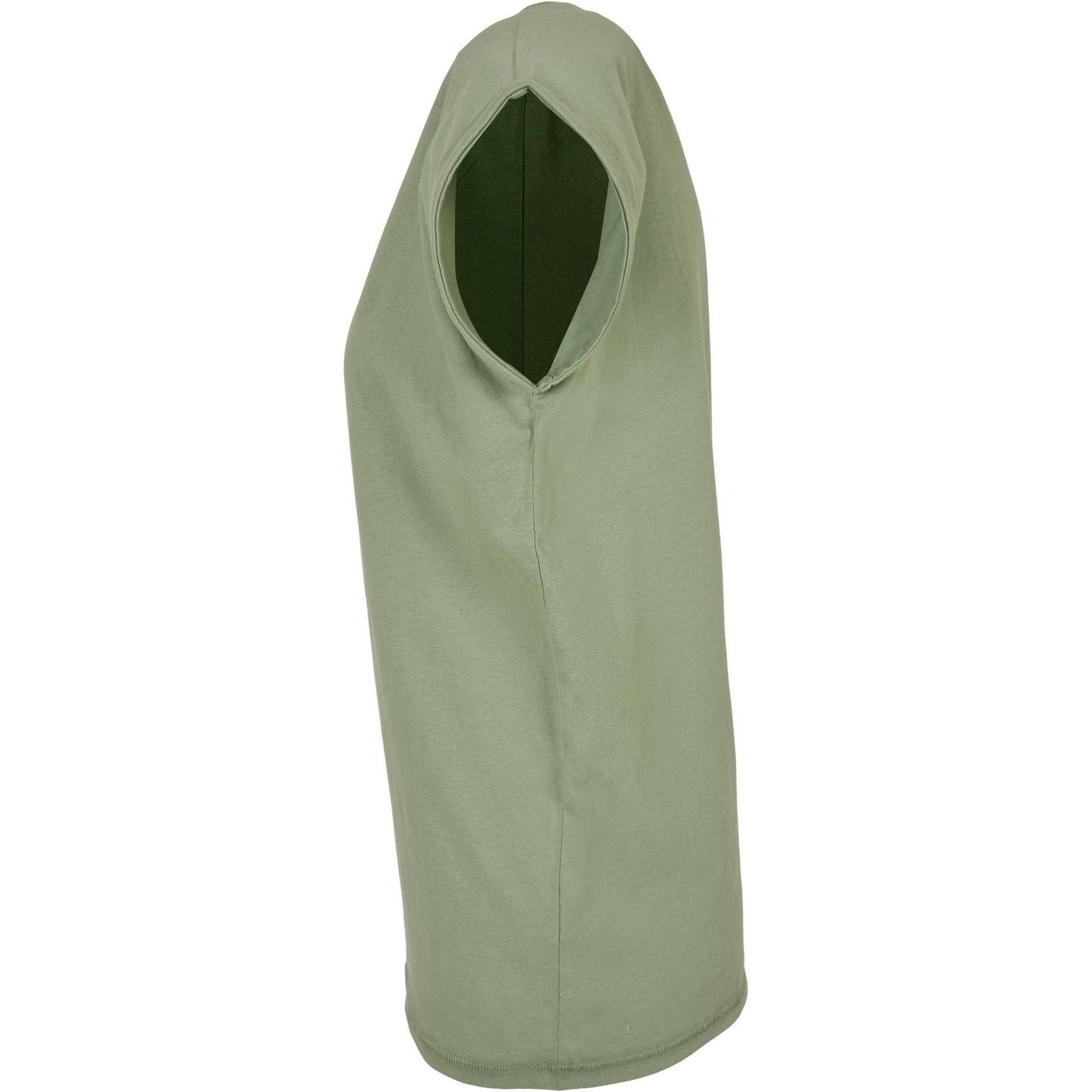 Soft Salvia - Lifestyle - Build Your Brand Womens-Ladies Cotton Extended Shoulder T-Shirt