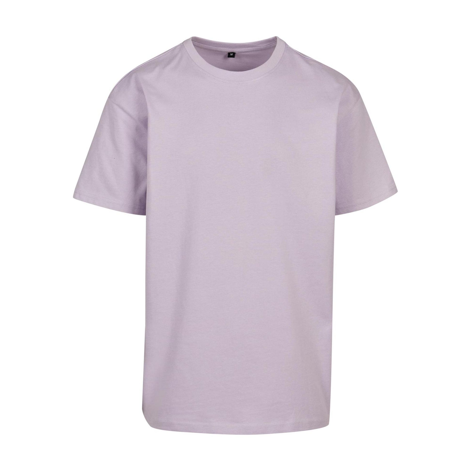 Lilac - Front - Build Your Brand Unisex Adult Heavyweight Oversized T-Shirt