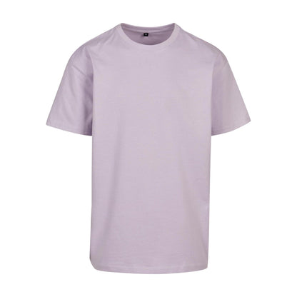 Lilac - Front - Build Your Brand Unisex Adult Heavyweight Oversized T-Shirt