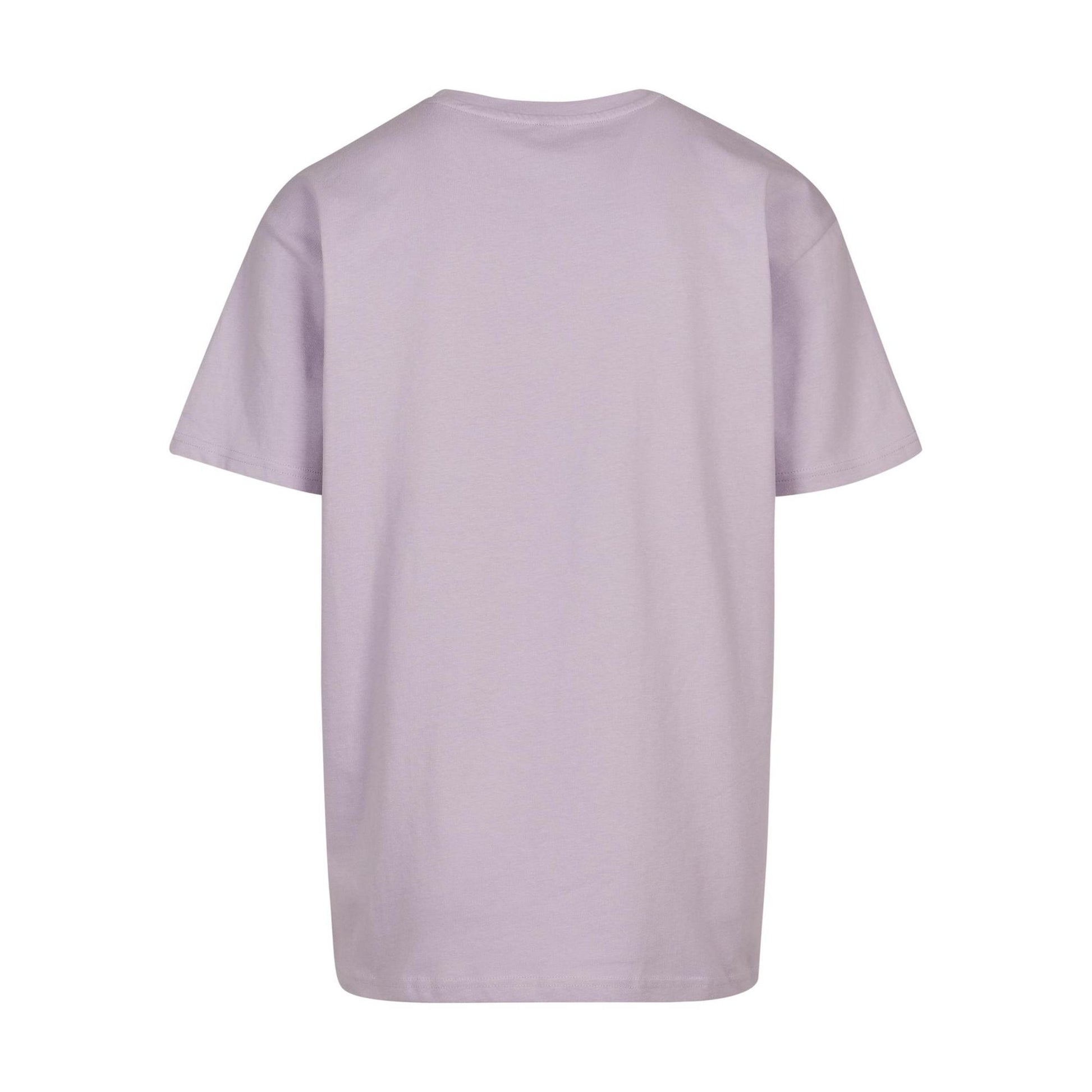 Lilac - Back - Build Your Brand Unisex Adult Heavyweight Oversized T-Shirt