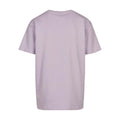 Lilac - Back - Build Your Brand Unisex Adult Heavyweight Oversized T-Shirt