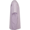 Lilac - Side - Build Your Brand Unisex Adult Heavyweight Oversized T-Shirt
