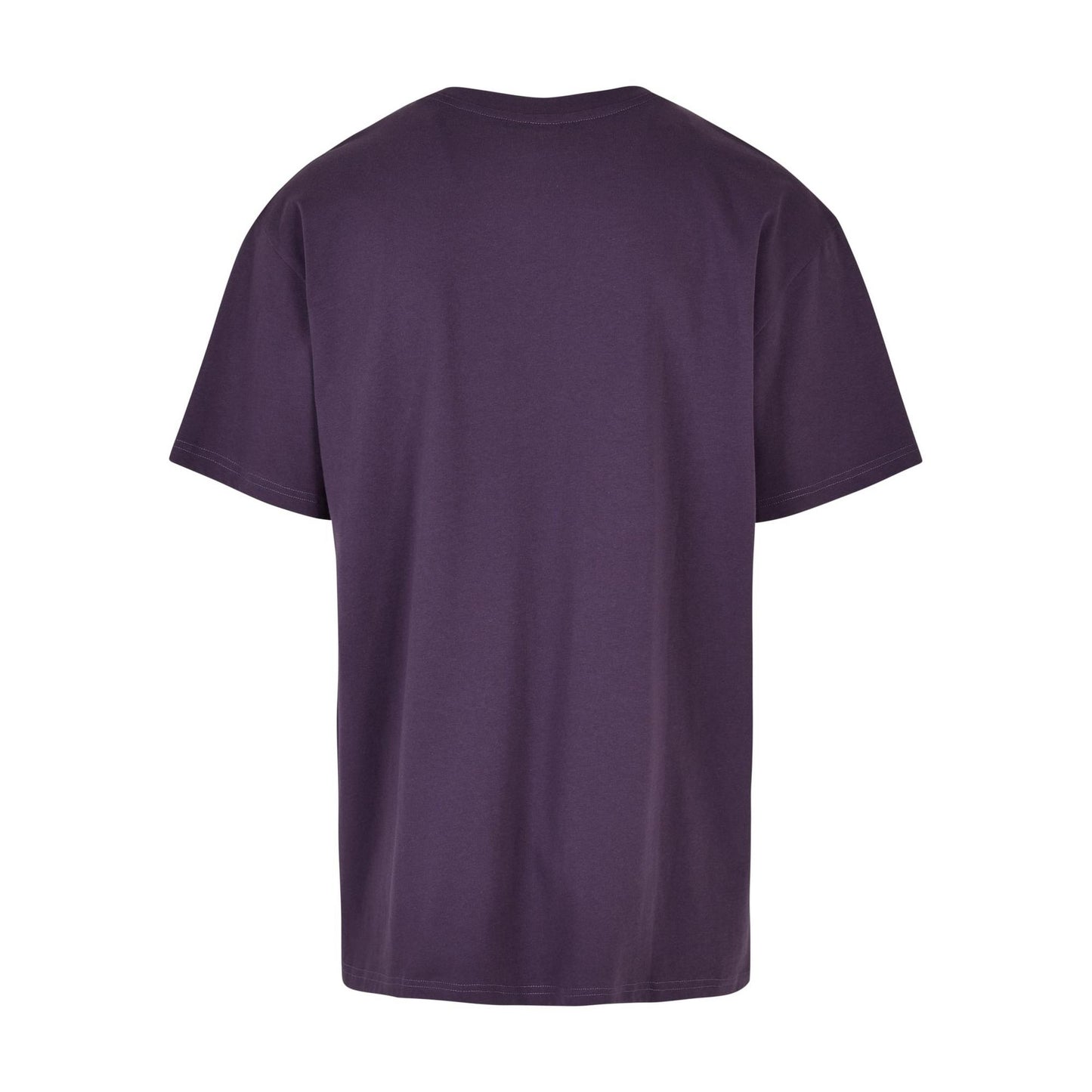 Purple Night - Back - Build Your Brand Unisex Adult Heavyweight Oversized T-Shirt