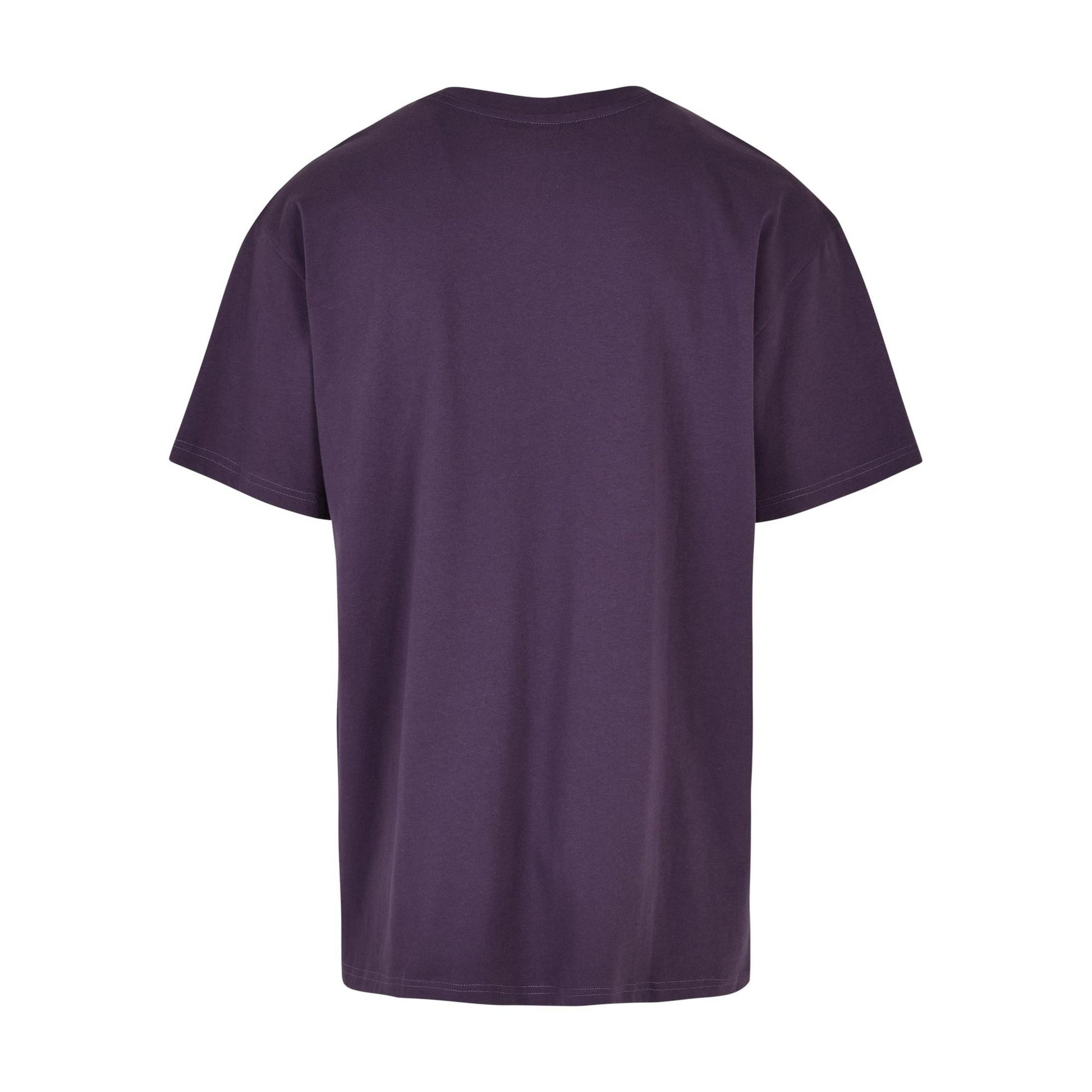 Purple Night - Back - Build Your Brand Unisex Adult Heavyweight Oversized T-Shirt