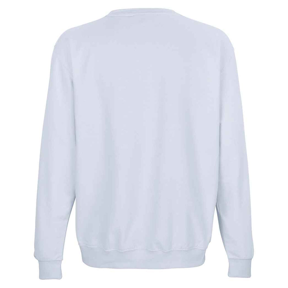 Creamy Blue - Back - SOLS Unisex Adult Columbia Crew Neck Sweatshirt