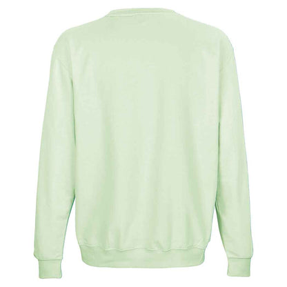 Creamy Green - Back - SOLS Unisex Adult Columbia Crew Neck Sweatshirt