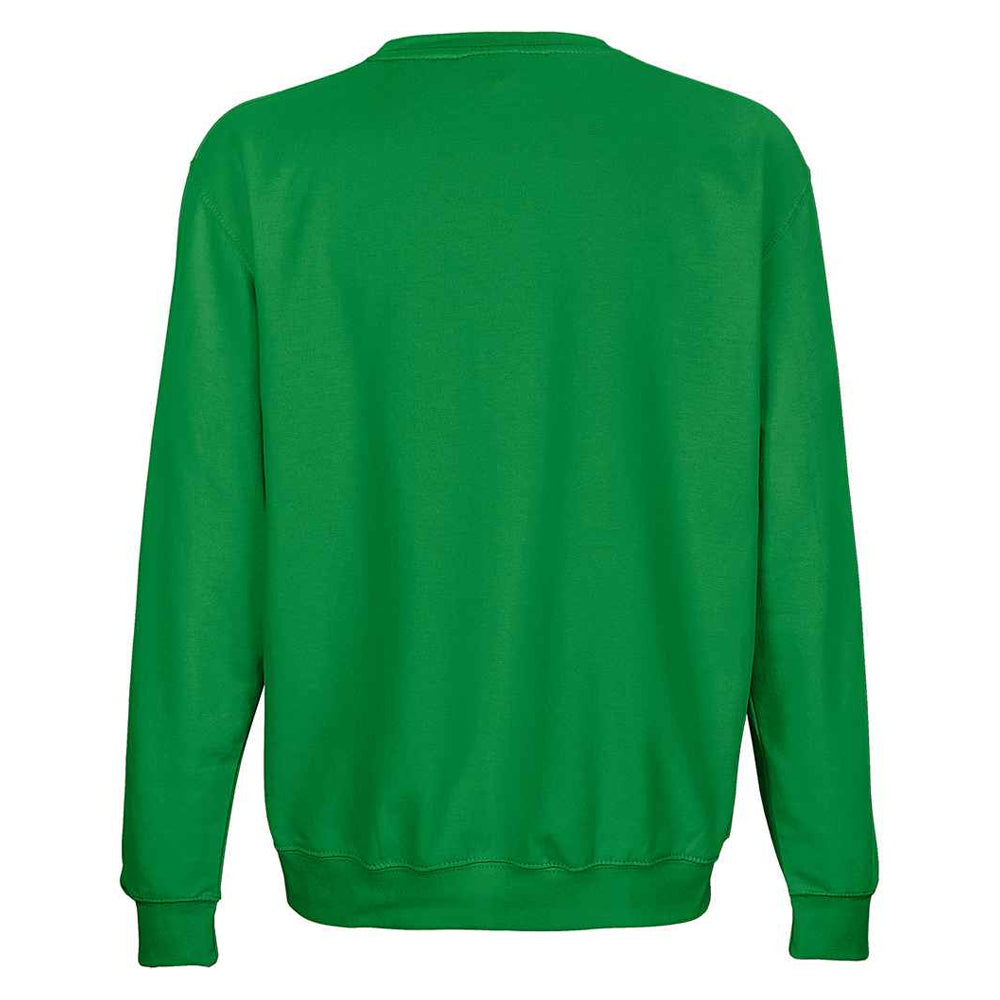Kelly Green - Back - SOLS Unisex Adult Columbia Crew Neck Sweatshirt