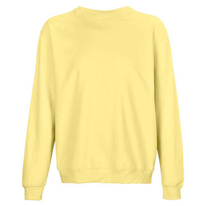 Light Yellow - Front - SOLS Unisex Adult Columbia Crew Neck Sweatshirt