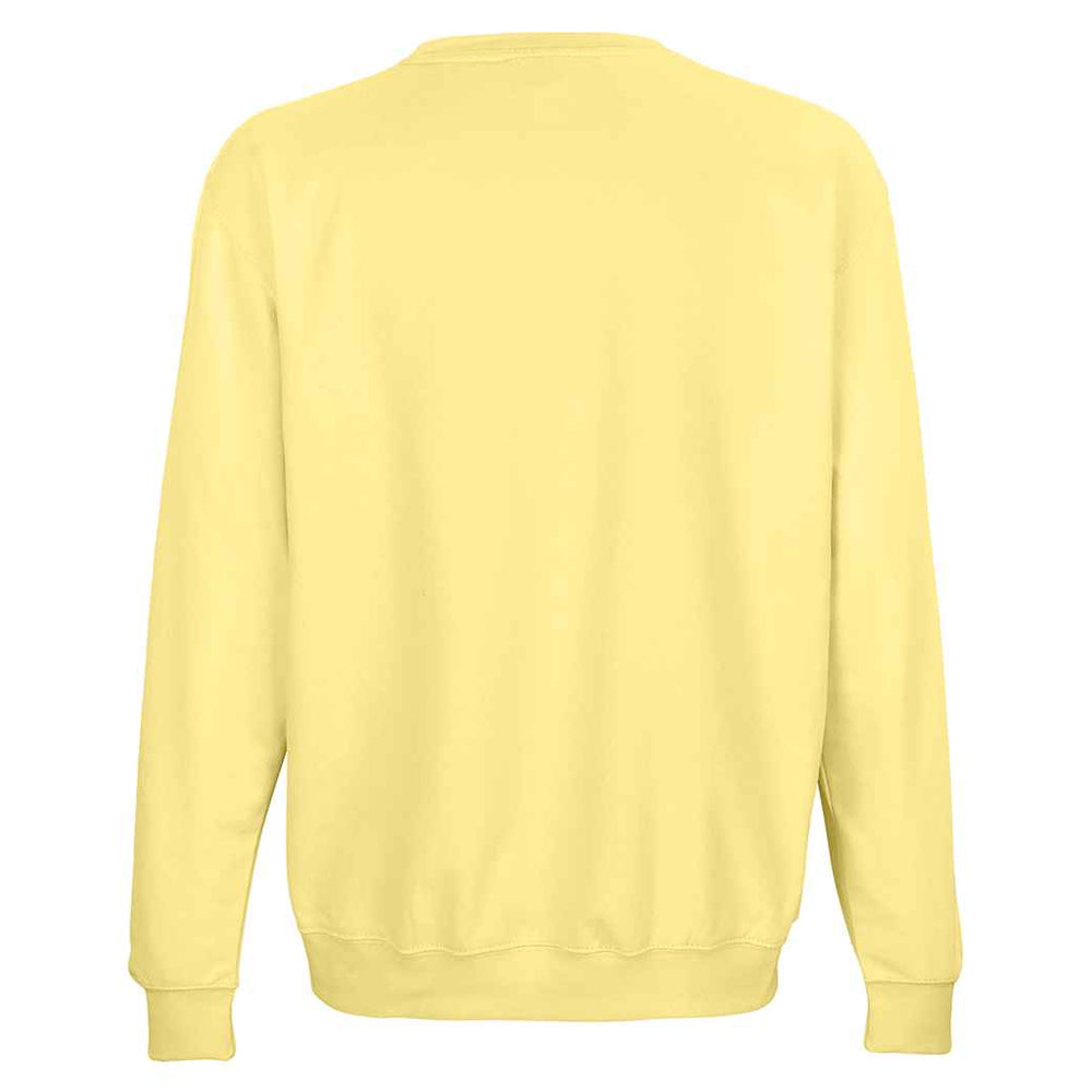 Light Yellow - Back - SOLS Unisex Adult Columbia Crew Neck Sweatshirt