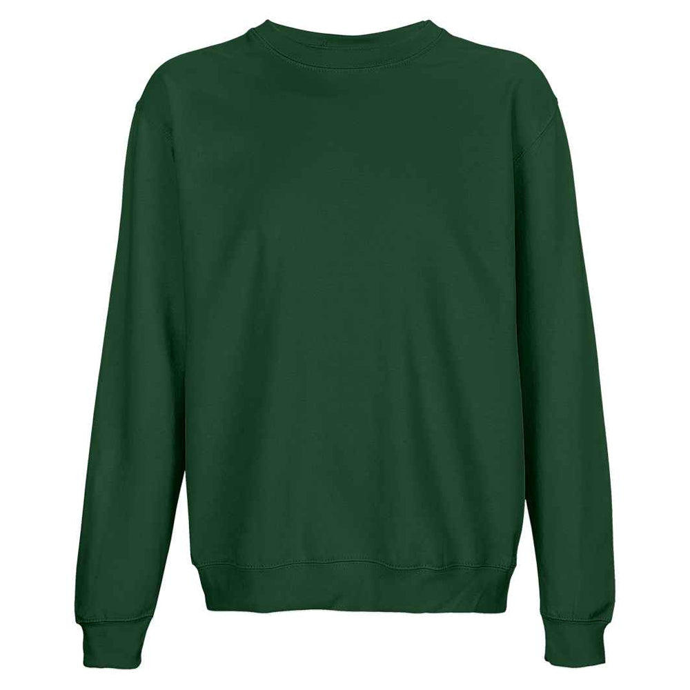 Bottle Green - Front - SOLS Unisex Adult Columbia Crew Neck Sweatshirt