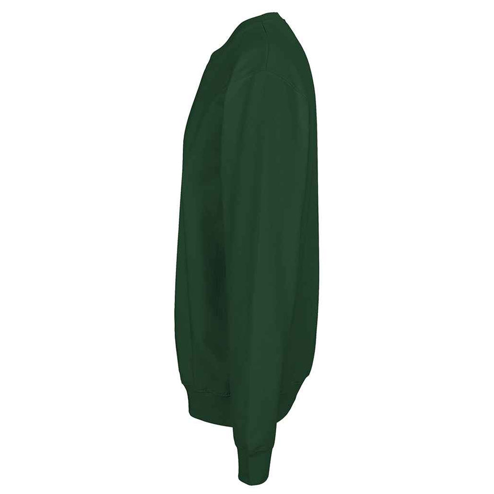 Bottle Green - Side - SOLS Unisex Adult Columbia Crew Neck Sweatshirt