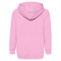 Light Pink - Back - Fruit of the Loom Childrens-Kids Classic Hoodie