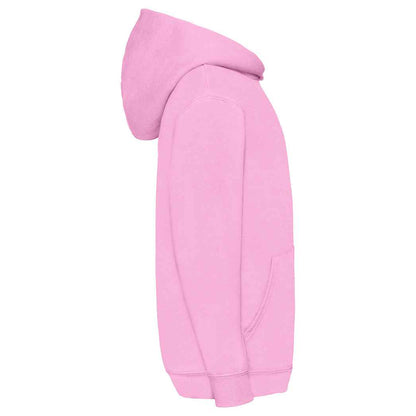 Light Pink - Side - Fruit of the Loom Childrens-Kids Classic Hoodie