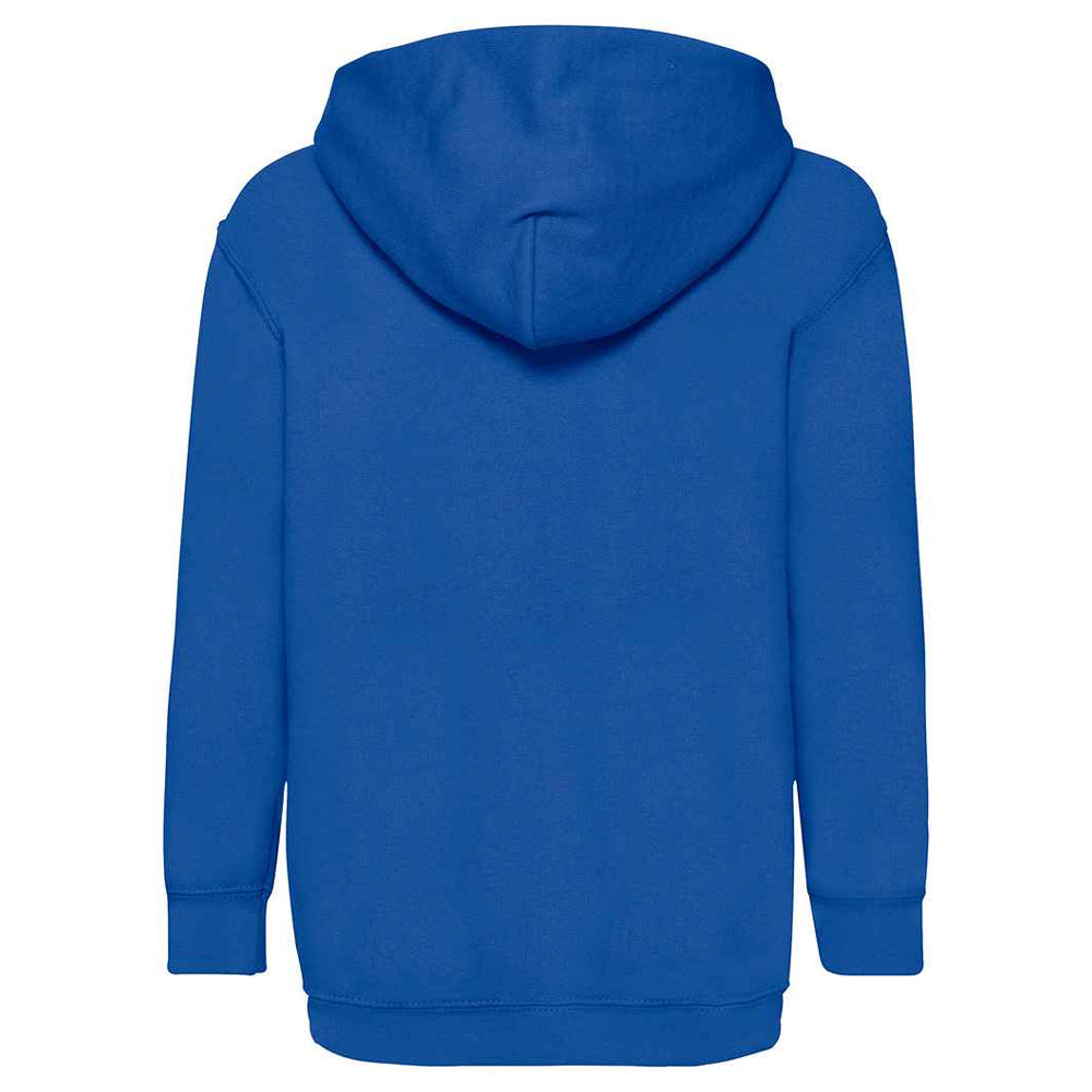 Royal Blue - Back - Fruit of the Loom Childrens-Kids Classic Hoodie