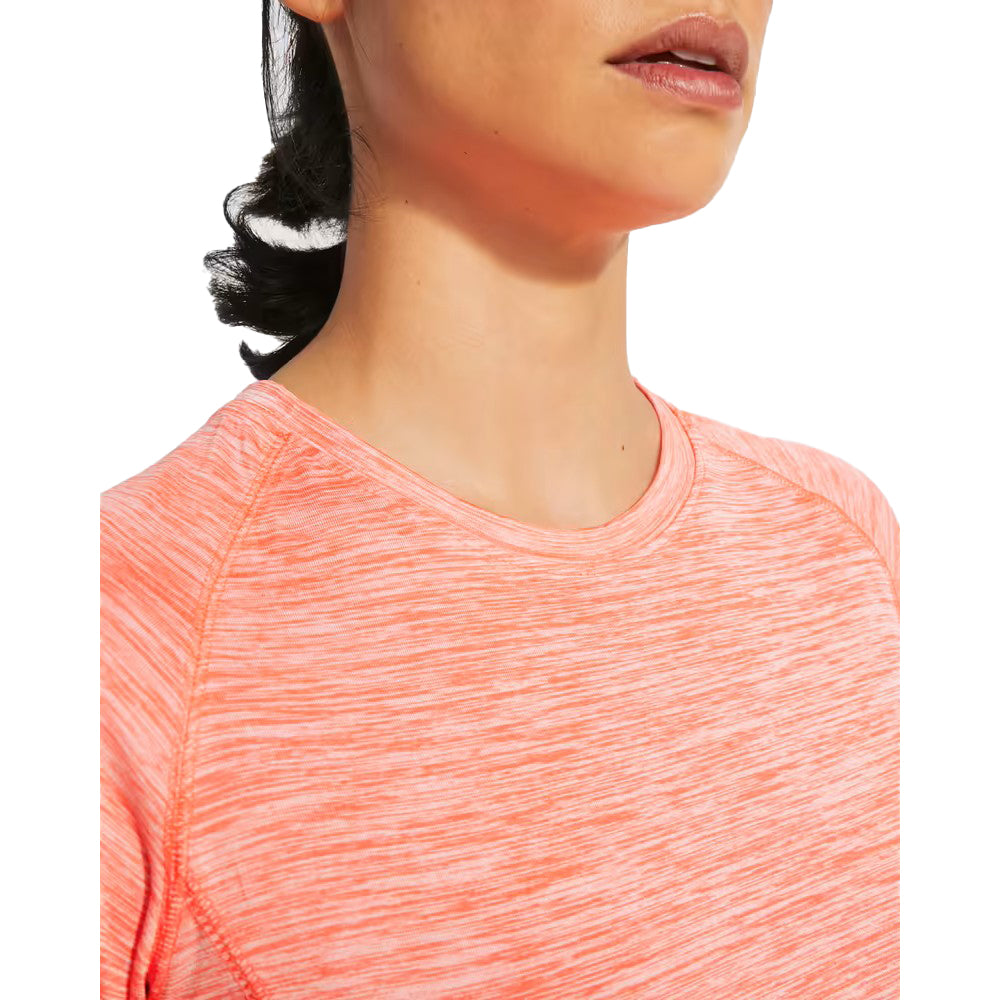 Fluorescent Coral Heather - Back - Roly Womens-Ladies Austin T-Shirt