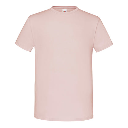 Powder Rose - Front - Fruit of the Loom Unisex Adult Iconic T-Shirt