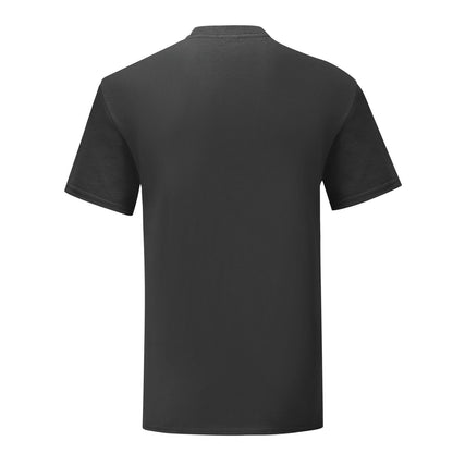 Black - Back - Fruit of the Loom Unisex Adult Iconic T-Shirt