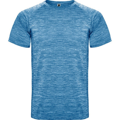 Royal Blue - Front - Roly Childrens-Kids Austin Heather Sports T-Shirt