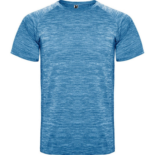 Royal Blue - Front - Roly Childrens-Kids Austin Heather Sports T-Shirt