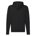 Black - Back - Fruit of the Loom Unisex Adult Classic Hooded Jacket