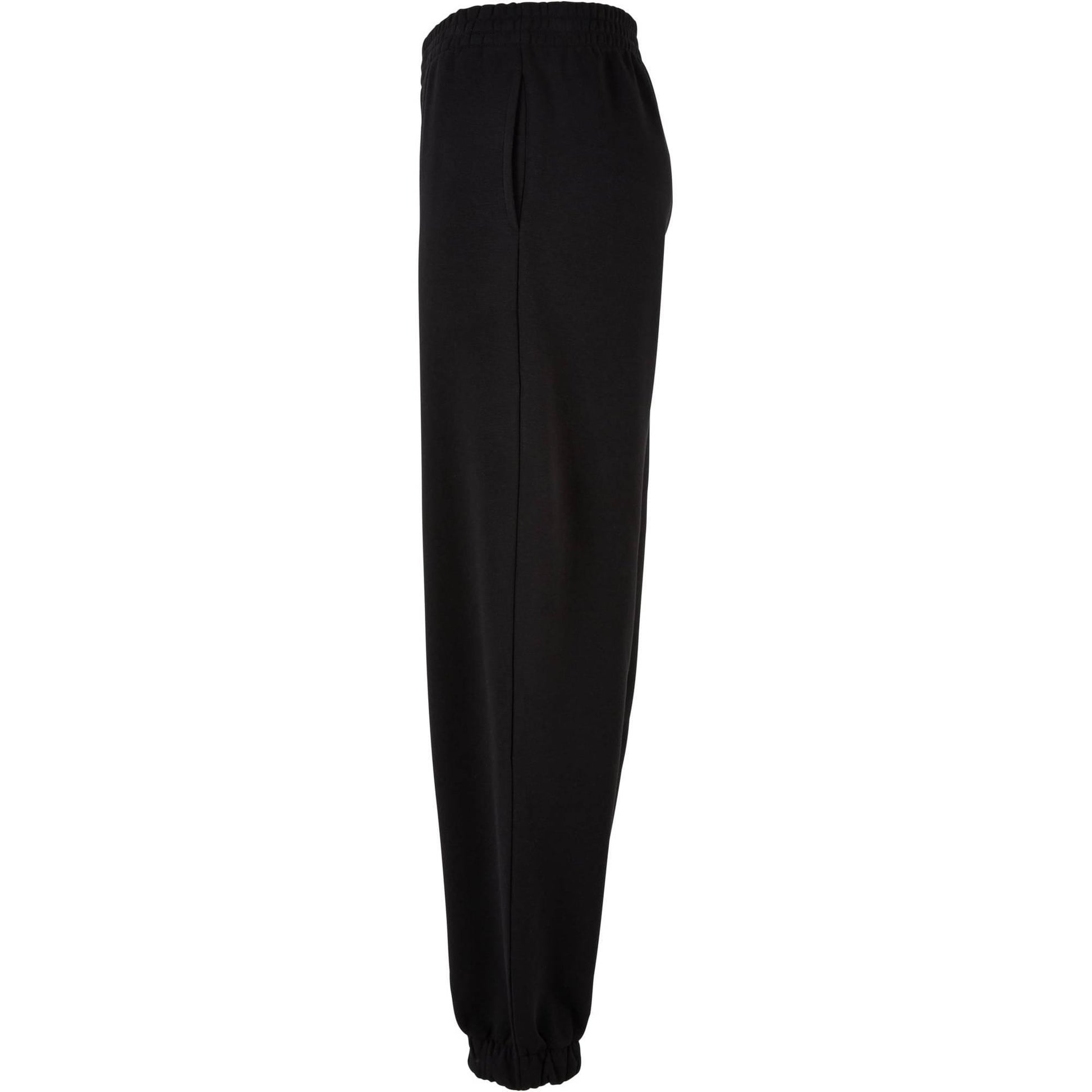 Black - Lifestyle - Build Your Brand Womens-Ladies Balloon High Waist Sweatpants