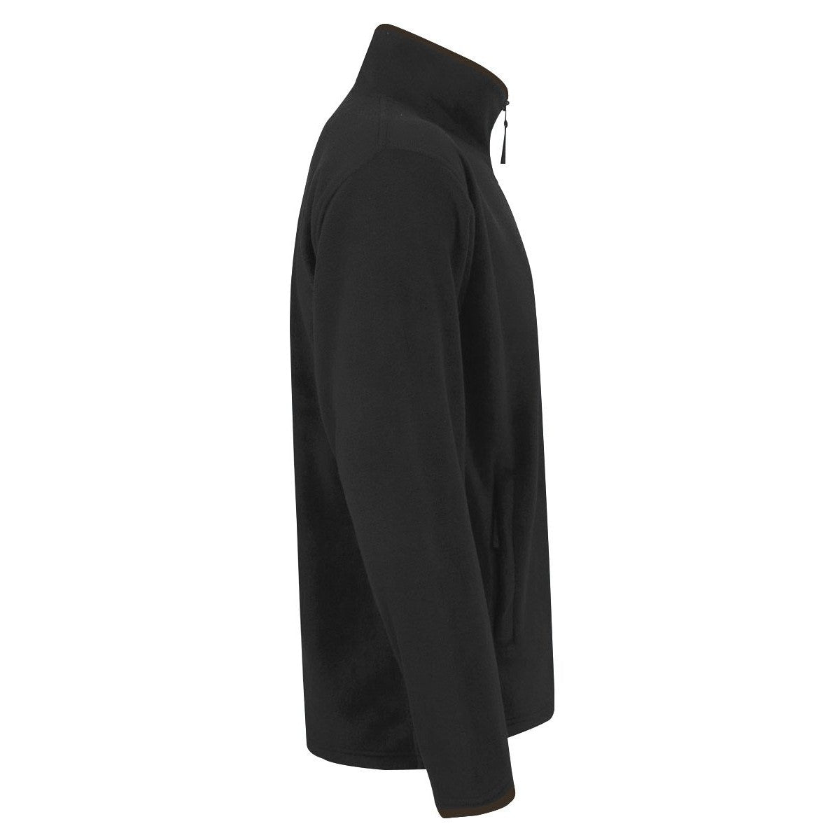 Black-Brown - Side - Premier Womens-Ladies Artisan Fleece Jacket