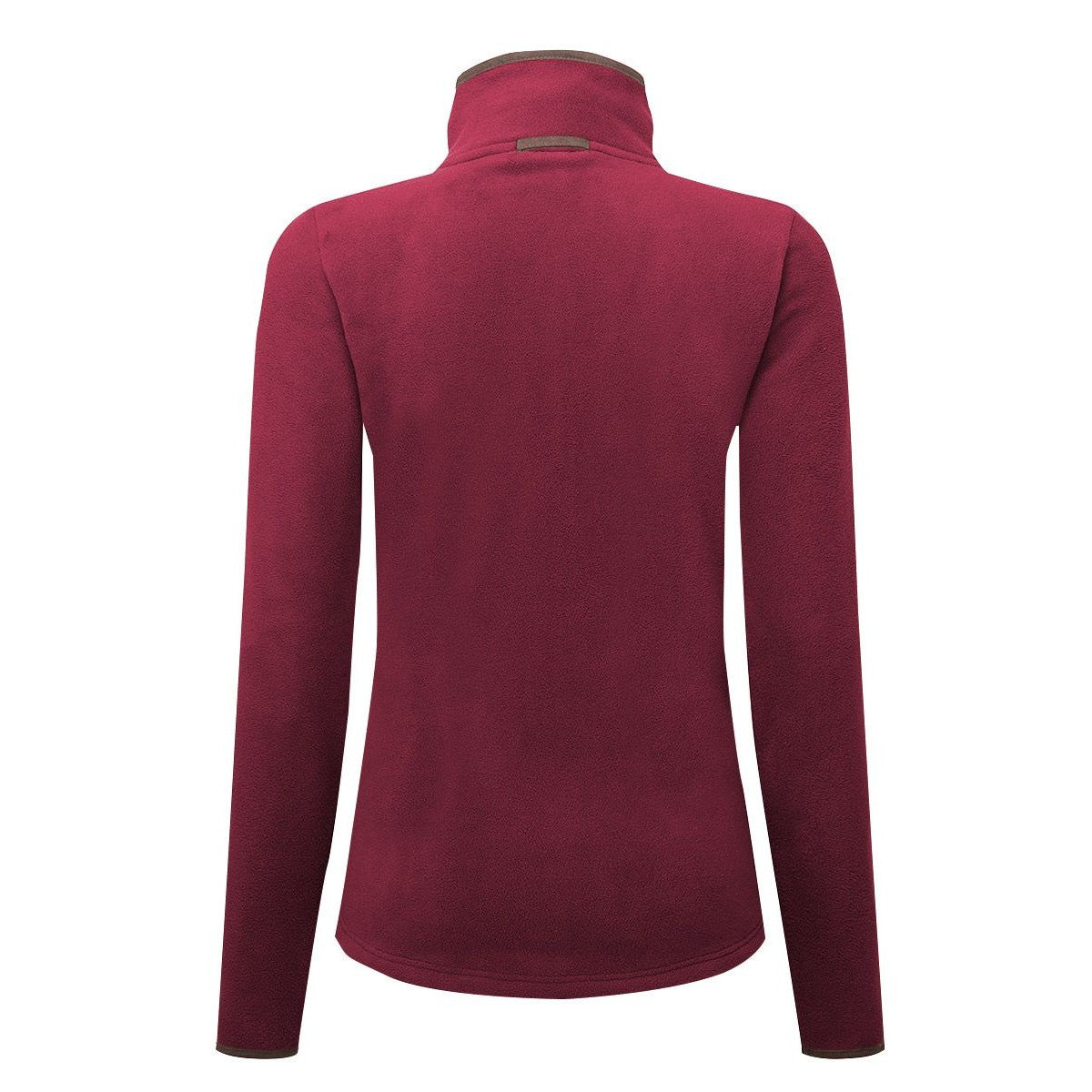 Burgundy-Brown - Back - Premier Womens-Ladies Artisan Fleece Jacket