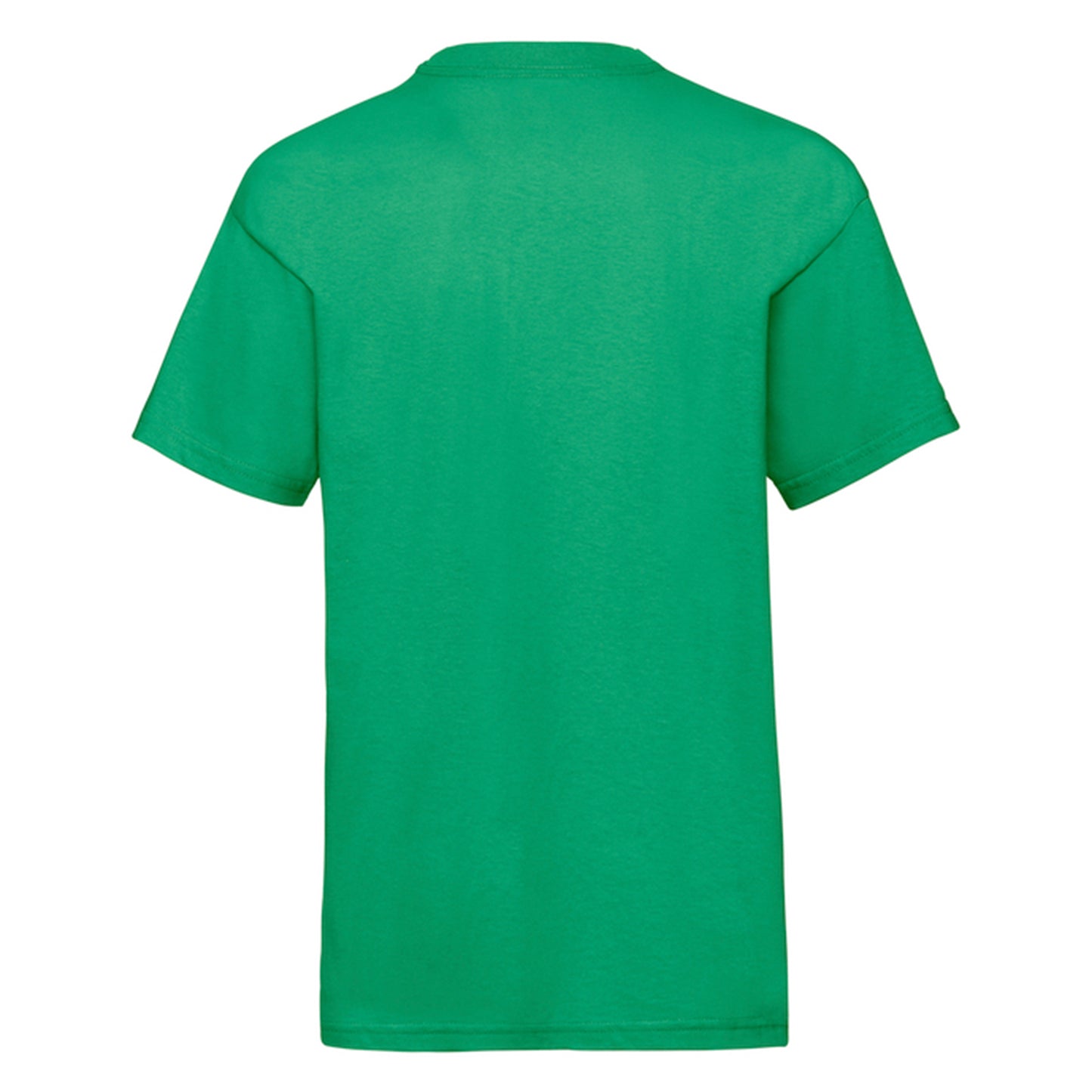 Kelly Green - Back - Fruit of the Loom Childrens-Kids Valueweight T-Shirt