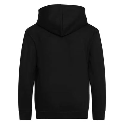 Deep Black - Back - Awdis Childrens-Kids Zipped Hoodie