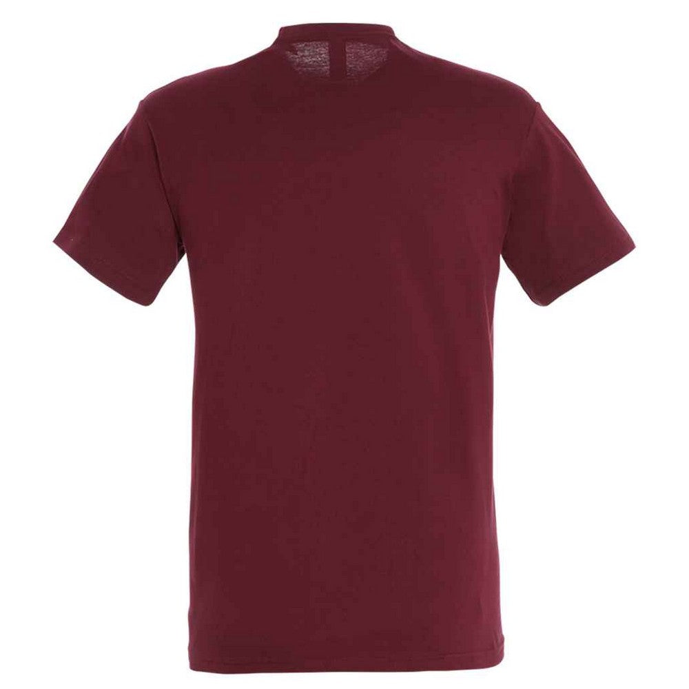 Burgundy - Back - SOLS Unisex Adult Regent T-Shirt