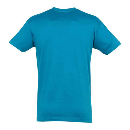 Aqua - Back - SOLS Unisex Adult Regent T-Shirt