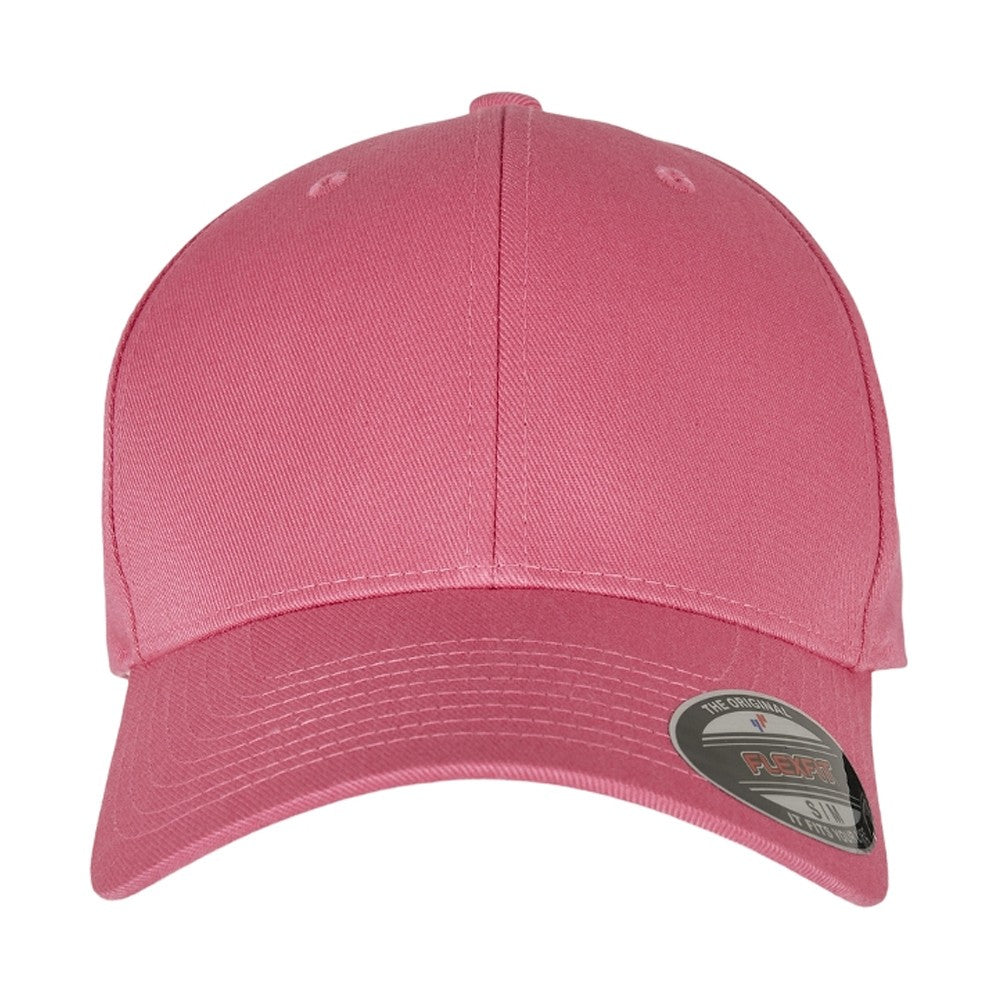 Dark Pink - Side - Flexfit Wooly Combed Cap