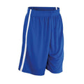 Royal Blue-White - Front - Spiro Mens Quick Dry Basketball Shorts
