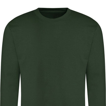 Forest Green - Back - Awdis Unisex Adult Plain Sweatshirt