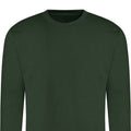 Forest Green - Back - Awdis Unisex Adult Plain Sweatshirt