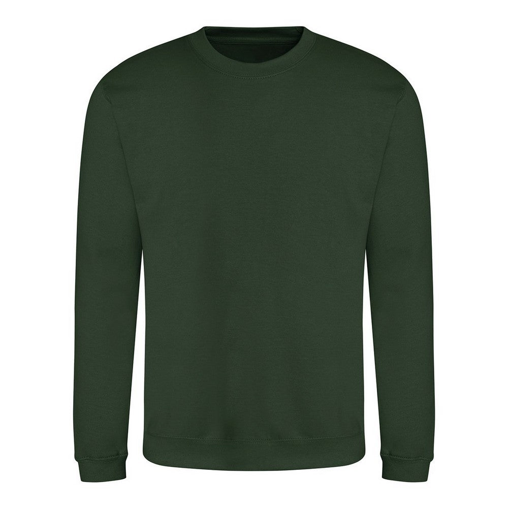 Forest Green - Front - Awdis Unisex Adult Plain Sweatshirt