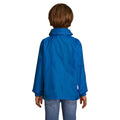 Royal Blue - Back - SOLS Childrens-Kids Surf Windbreaker