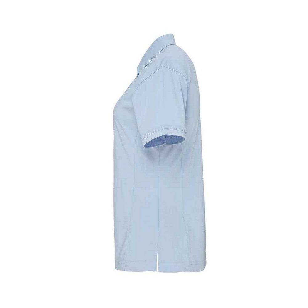 Light Blue - Side - Premier Womens-Ladies Coolchecker Polo Shirt