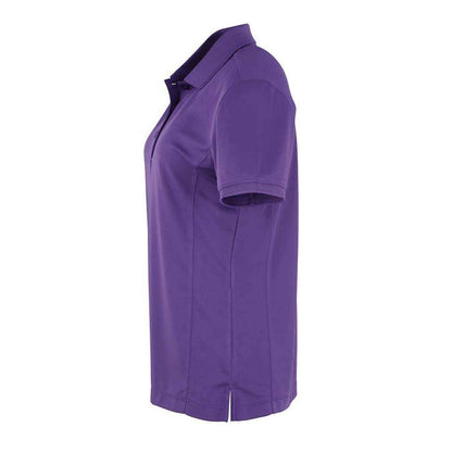 Purple - Side - Premier Womens-Ladies Coolchecker Polo Shirt