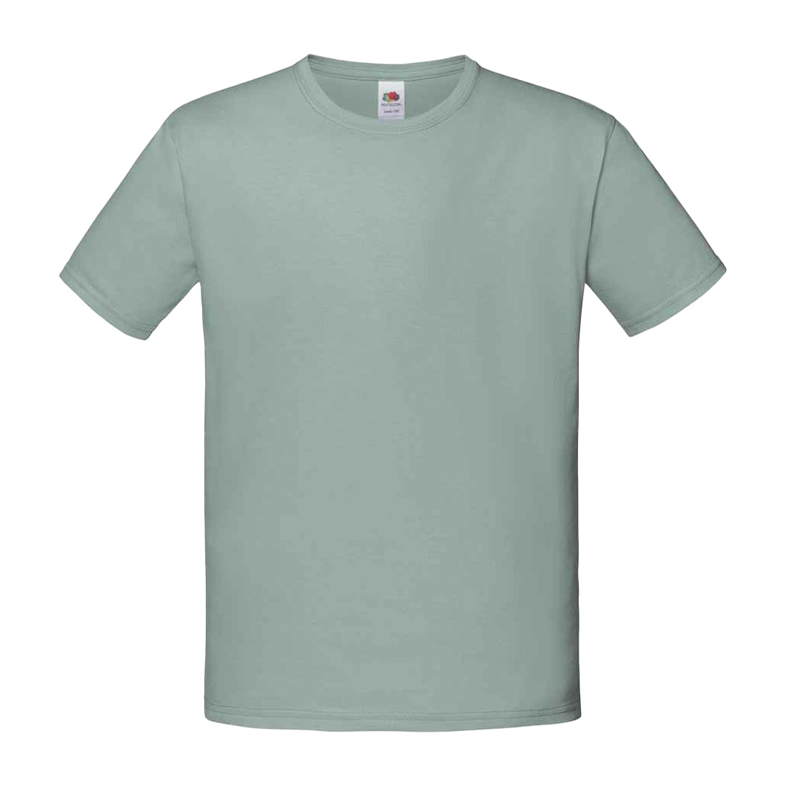 Sage - Front - Fruit of the Loom Childrens-Kids Iconic T-Shirt