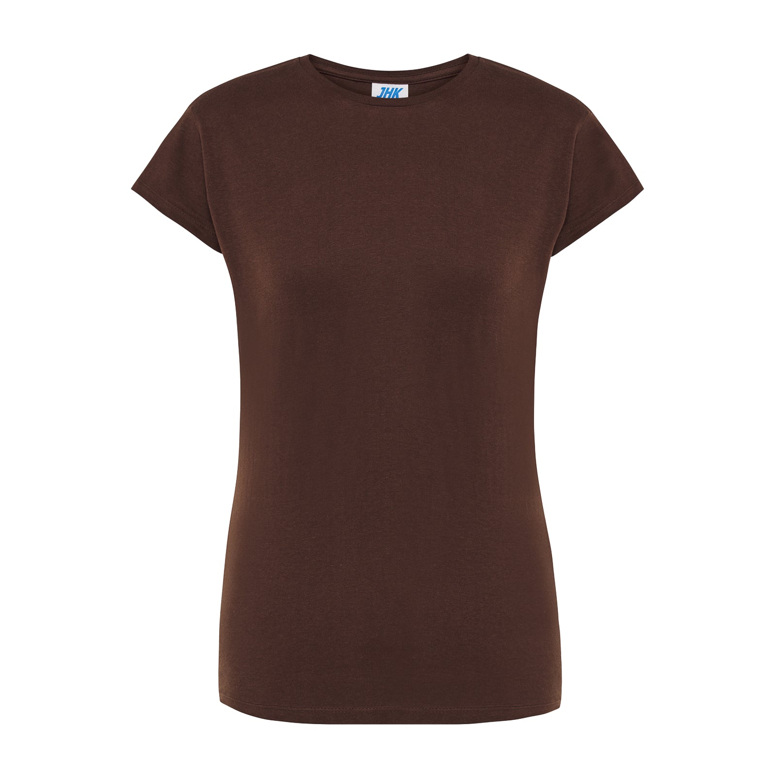 Chocolate - Front - JHK Womens-Ladies Comfort Regular T-Shirt