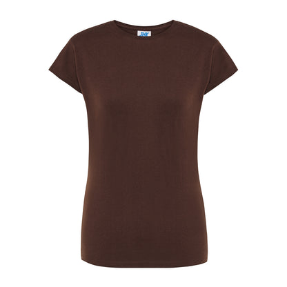 Chocolate - Front - JHK Womens-Ladies Comfort Regular T-Shirt