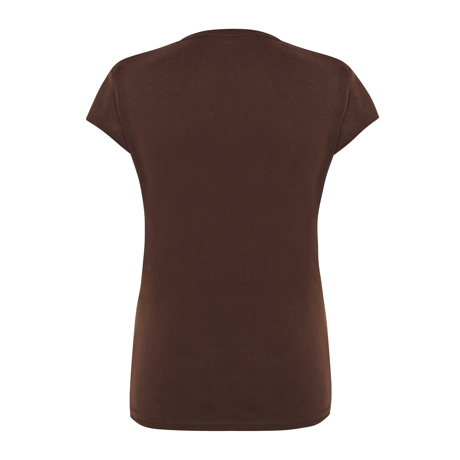 Chocolate - Back - JHK Womens-Ladies Comfort Regular T-Shirt